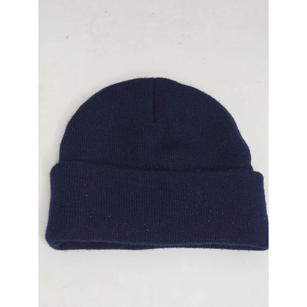 Vintage Pepsi Logo 3M Thinsulate Knit Beanie Navy Blue Cuffed Winter Hat...